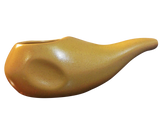 Sattvic Path Ergonomic Ceramic Neti Pot in Light Sand - Handmade