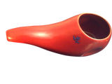 Sattvic Path Ergonomic Ceramic Neti Pot in Dusk Red - Handmade